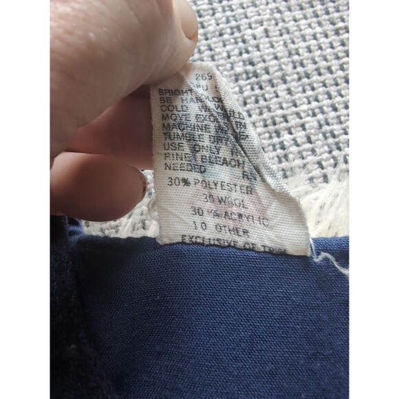 Vintage Muffling Holiday Plaid ROMPER 3T Blue & Red Toddler One Piece - Picture 6 of 11